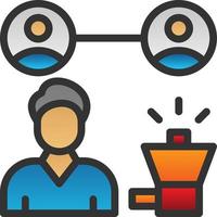 Public Relations Vector Icon Design