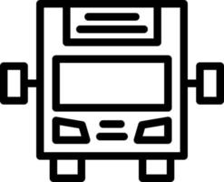 Bus Display Vector Icon Design