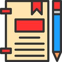 Journal Vector Icon Design