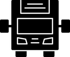 Bus Display Vector Icon Design