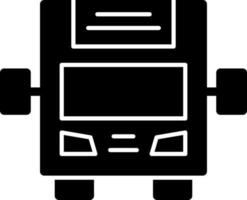 Bus Display Vector Icon Design