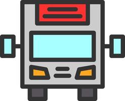 Bus Display Vector Icon Design