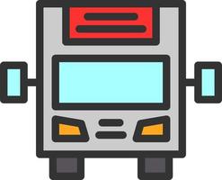 Bus Display Vector Icon Design