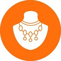 Necklace Vector Icon Design