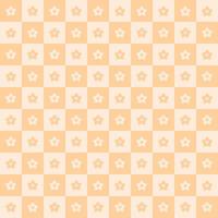 Flowers chess grid seamless pattern. modern elements. flowers background design. illustration vector 10 eps.