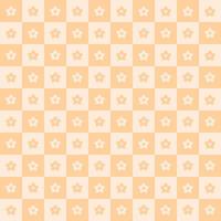 Flowers chess grid seamless pattern. modern elements. flowers background design. illustration vector 10 eps.