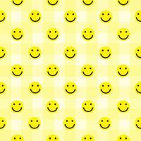 Seamless pattern. Smiling face background design for fabric and decor. illustration vector 10 eps.