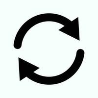 símbolo de flecha de reciclaje eps10 - vector