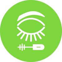 Eyelash Mascara Vector Icon Design