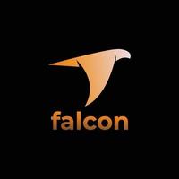 logotipos de aves halcón vector