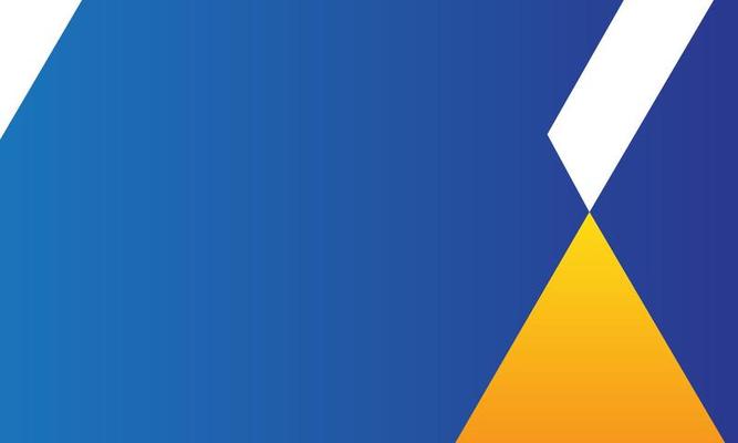 Modern geometric blue orange background for business presentation