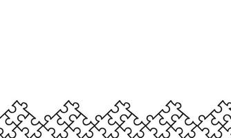 black white colored puzzle background Design Vector Background for Business presentation