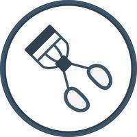 Eyelash Curler Vector Icon Design