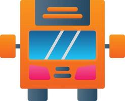 Bus Display Vector Icon Design