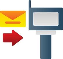 Direct Mail Vector Icon Design