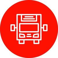 Bus Display Vector Icon Design