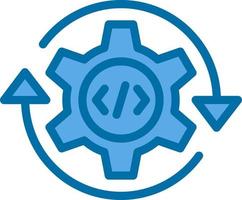 Continuous Integration Vector Icon Design