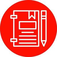 Journal Vector Icon Design