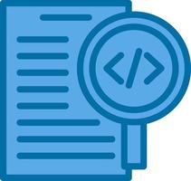 Code Review Vector Icon Design