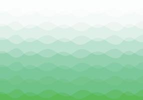 An abstract background composed of overlapping wavy lines. Gradient from light green to dark vector