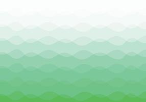 An abstract background composed of overlapping wavy lines. Gradient from light green to dark vector