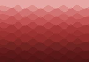 An abstract background composed of overlapping wavy lines. Gradient from light red to dark vector
