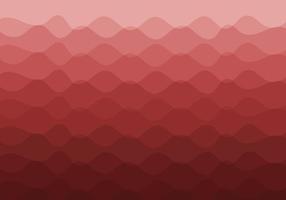 An abstract background composed of overlapping wavy lines. Gradient from light red to dark vector