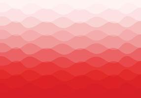 An abstract background composed of overlapping wavy lines. Gradient from light red to dark vector