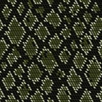 Green Snake Skin Seamless Pattern Wild Animal Background vector