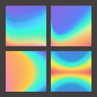 Vivid Temperature Gradient Background vector