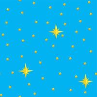 fondo geométrico con estrellas doradas. patrón sin costuras de vacaciones. estrellas de navidad vector
