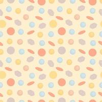 Cute pattern of boho baby beads accessories. Background design for fashion fabrics, textile graphics, prints, wrapping paper. Newborn essentials collection in boho style. Vector illustration