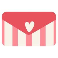 Love letter vector. Mailbox vector. Love letter in mailbox. Vector stock of a mail box with a love letter