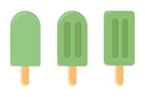 A set of ice cream. The ice cream match icon. Isolated vector for stickers, postcards, notepad