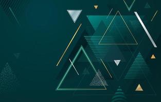 concepto de fondo triangular vector