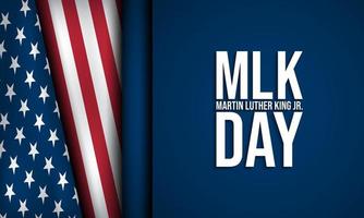 Vector Illustration of MLK Day Background.