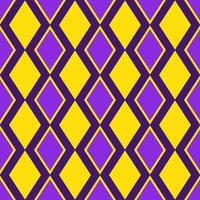 Seamless Mardi Gras pattern with rhombuses of traditional colors. Perfect for wallpaper, pattern fills, web page background, textile, holiday greeting cards vector