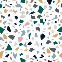 Terrazzo floor granito stone seamless pattern vector