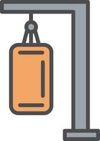 Punching Bag Vector Icon