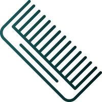 Hair Brush Vector Icon Design