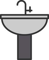 Sink Vector Icon Design