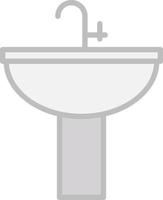 Sink Vector Icon Design