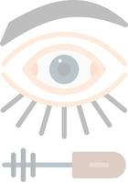 Eyelash Mascara Vector Icon Design