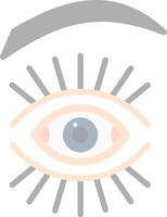 Eyelash Vector Icon Design