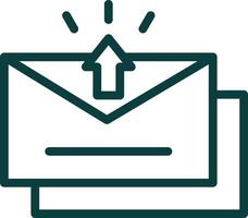 Email Blasts Vector Icon Design