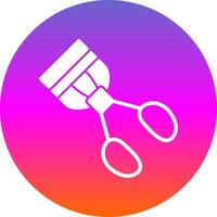 Eyelash Curler Vector Icon Design