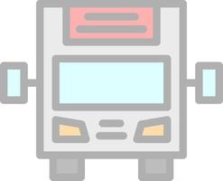 Bus Display Vector Icon Design