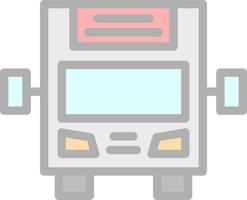 Bus Display Vector Icon Design