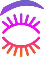 Eyelash Vector Icon Design