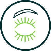 Eyelash Vector Icon Design